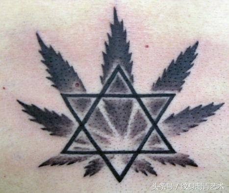 好看的六芒星纹身,男女通用