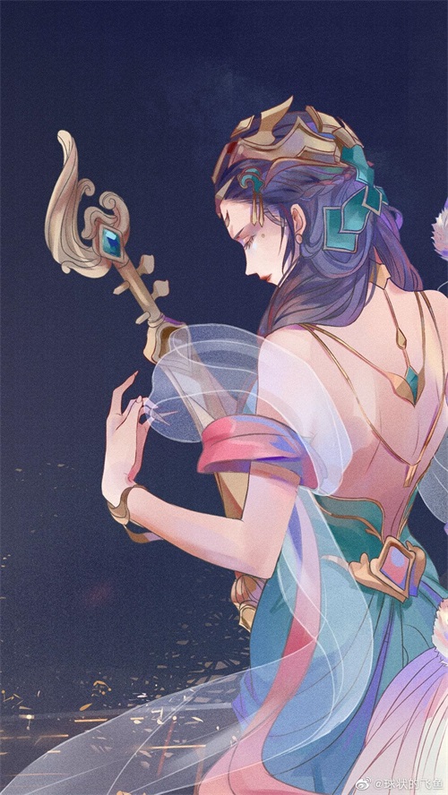 王者杨玉环壁纸-云想衣裳花想容,春风拂槛露华浓