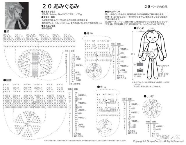 0-6月婴儿连体毛线衣编织教程(编织图解软萌萌)