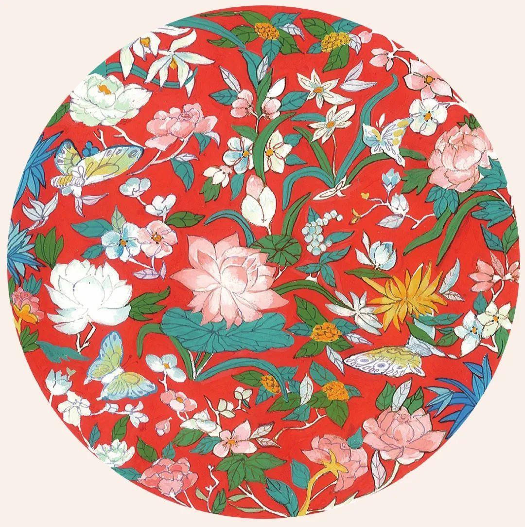 中国传统纹样,莲花纹!美