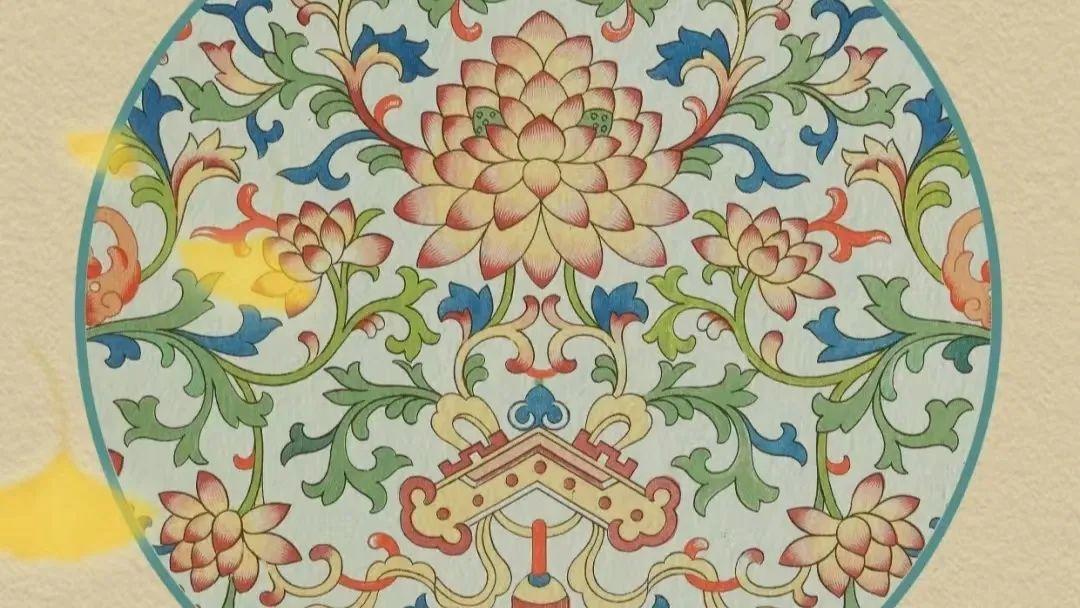 中国传统纹样,莲花纹!美