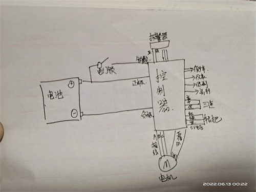 ​电动车电门锁线的正确连接方法和线路图