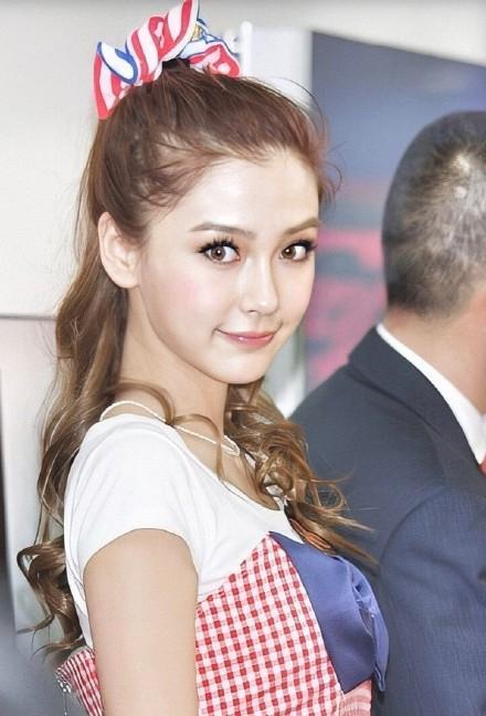 baby嫩模时期的照片(嫩模时期的Angelababy,美的惊人)