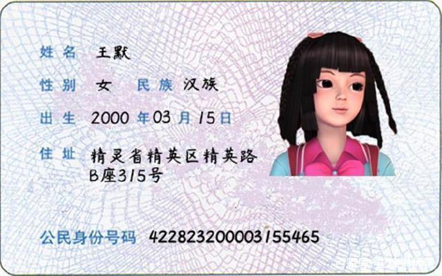 叶罗丽身份证曝光,舒颜原来是少数民族,希娜公主依旧神秘!