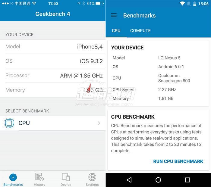 ​Geekbench 4手机跑分软件快测：A9单核称帝，MTK多核封王
