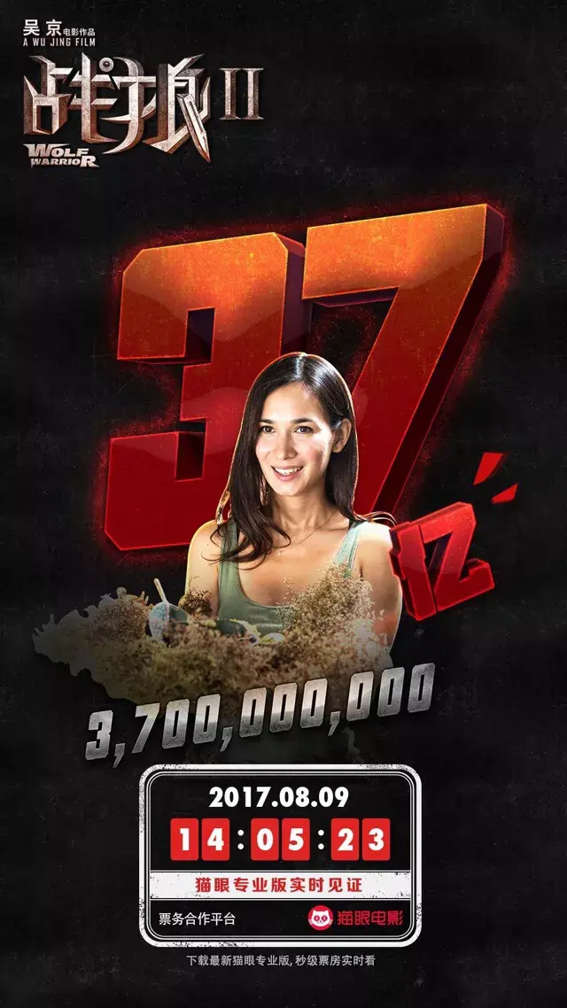 52张《战狼2》破亿海报大合集,我是”战狼“粉,我来见证!