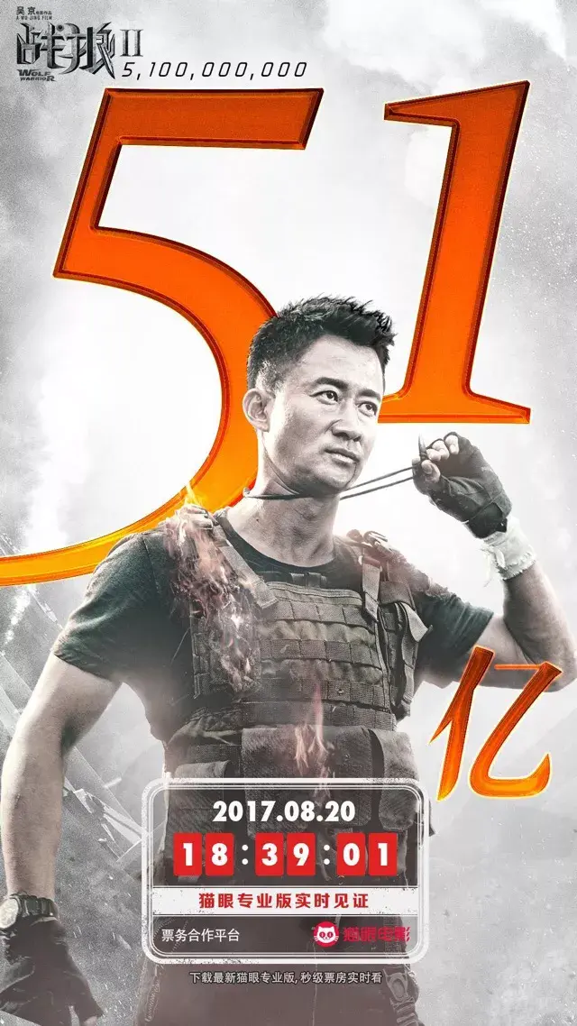 52张《战狼2》破亿海报大合集,我是”战狼“粉,我来见证!