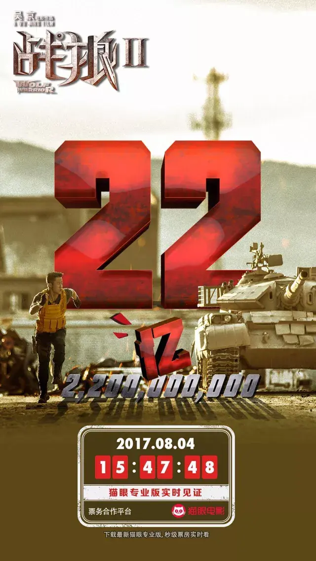 52张《战狼2》破亿海报大合集,我是”战狼“粉,我来见证!