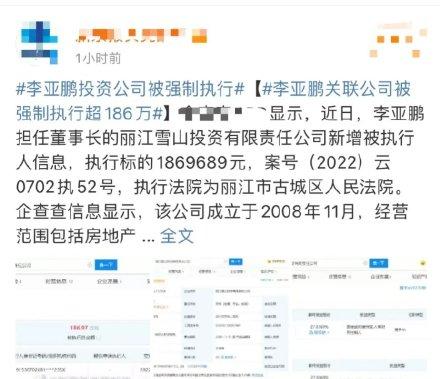 娱乐圈多位明星被强制执行(你都知道是谁?)