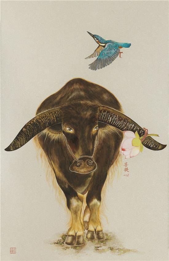 西周连环画有哪些（浙江女画家程澄为新年画了一组生肖牛）