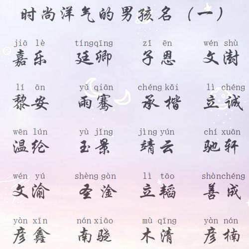 男宝宝名字大全100个寓意美好的男孩名字（男孩子取名字大全聪慧睿智）