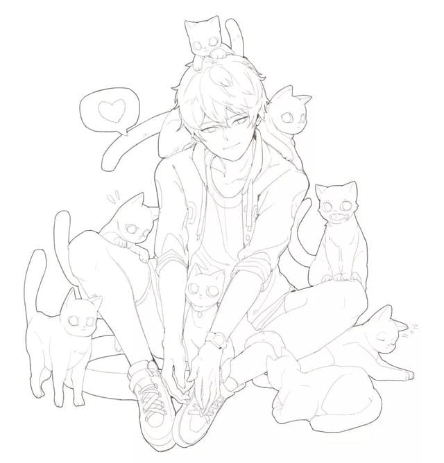一招教你画猫咪简单易学(如何轻松画出很多只可爱的小猫) 一招教你画猫咪简单易学 如何轻松画出很多只可爱的小猫