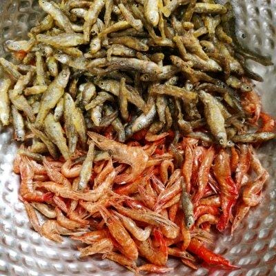 川味鱼香红油菜图解(青红椒炒小鱼小虾) 川味鱼香红油菜图解 青红椒炒小鱼小虾
