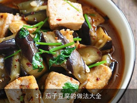 豆腐烩茄子的家常做法大全集(豆腐烩茄子的家常做法大全集视频)
