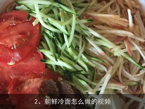 朝鲜人冷面的做法视频(朝鲜冷面怎么做的视频)